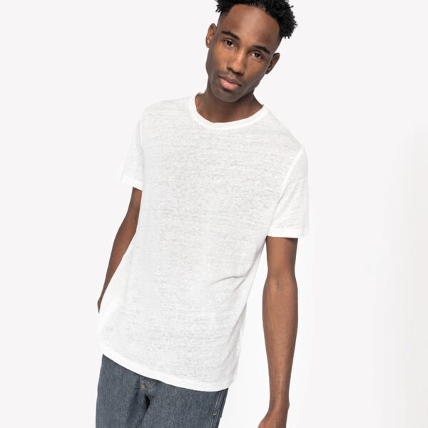 Native Spirit Crew Neck Linen T-Shirt Thumbnail