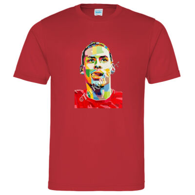 Virgil Van Dijk T-Shirt (Polyester) Thumbnail