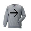 Russell Schoolgear Kids V Neck Sweatshirt Thumbnail